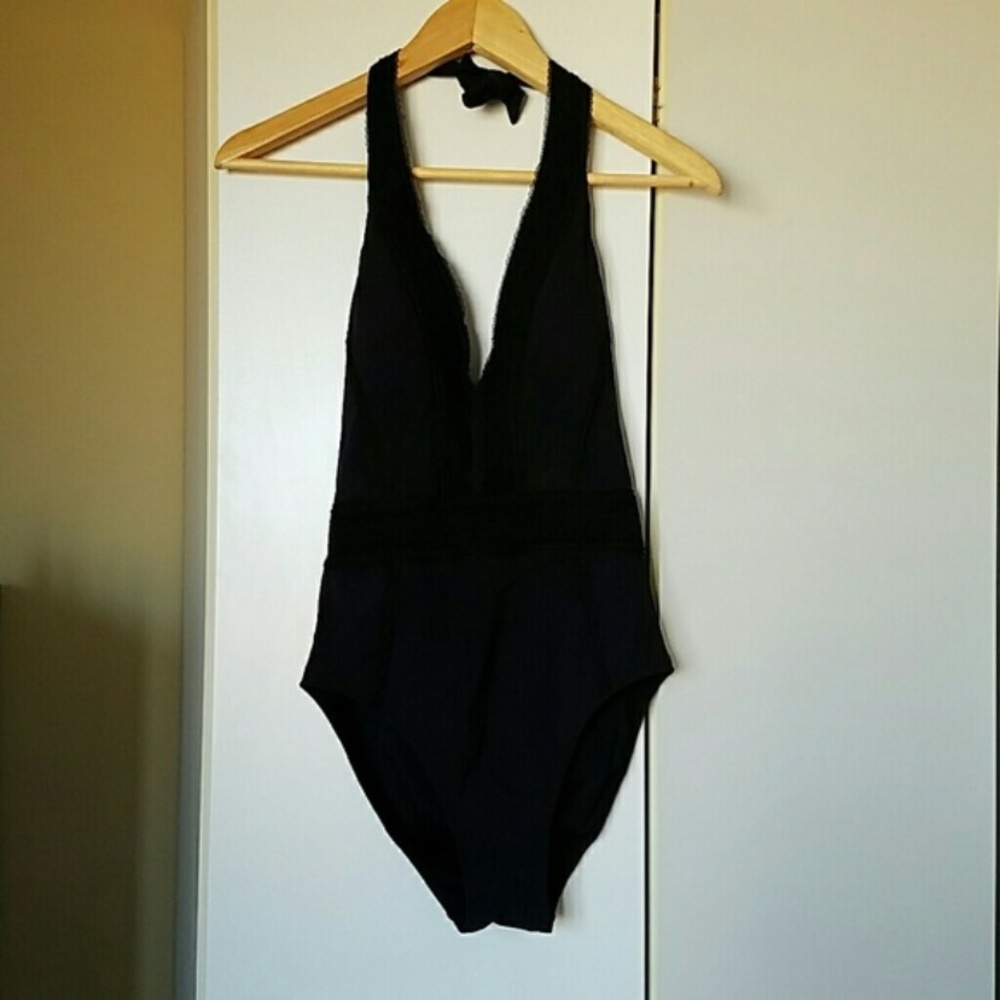 Black red carter swimsuit